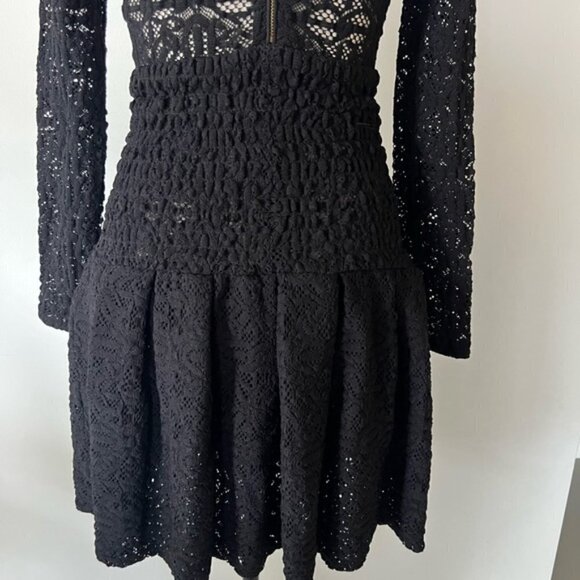 Maje Black Lace Dress - Picture 13 of 16